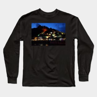 Nighttime in Berat, Albania Long Sleeve T-Shirt